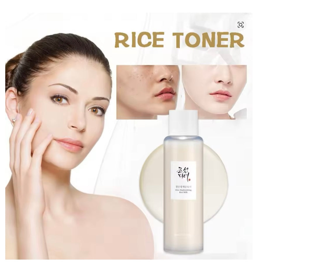 Korean Rice Probiotic Skincare Set – Essence, Toner, Sunscreen & Cream | Brightening & Moisturizing Korean Beauty Kit